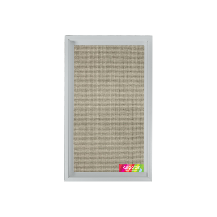 Luxury Waters Taupe Dimout Roller Blind - Image 1