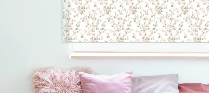 Designer Blossom Dimout Roller Blind