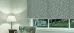 Designer Fantasy White Blackout Roller Blind