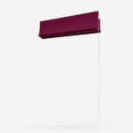 Camengo Oak Alley Bordeaux Roman Blind - Image 5