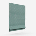 Casadeco Ohio Tissus Erosion Menthe Roman Blind - Image 2
