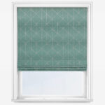 Casadeco Ohio Tissus Erosion Menthe Roman Blind - Image 6