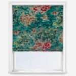Clarke & Clarke Fiore Kingfisher Roman Blind