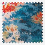 Clarke & Clarke Fiore Midnight Spice Roman Blind - Image 4