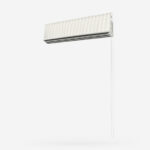 Fryetts Mono Stripe White Roman Blind - Image 3