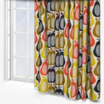 Orla Kiely Scribble Pear Multi Curtain