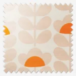 Orla Kiely Sweet Pea Orange Curtain - Image 4