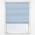 Full stop Indigo Roman Blind