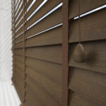 GB Pure Wood Dark Oak 50mm Tapes Venetian Blind