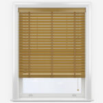GB Pure Wood Warm Oak 50mm Tapes Venetian Blind - Image 2