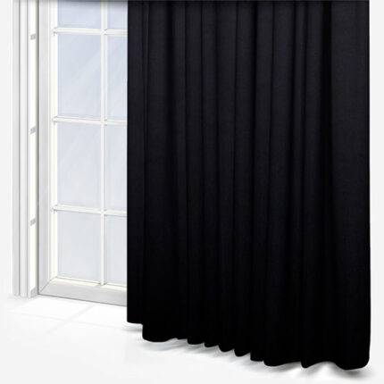 GB Diena Black Fire Retardant Curtains