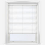 GB Faux Wood 50mm Ice White Venetian Blind - Image 3