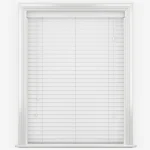 GB Faux Wood 50mm Ice White Venetian Blind - Image 9