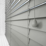 GB Faux Wood 50mm Urban Grey Venetian Blind