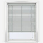 GB Faux Wood 50mm Embossed Pigeon Grey Tapes Venetian Blind - Image 6