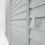 GB Faux Wood 50mm Embossed Pigeon Grey Tapes Venetian Blind