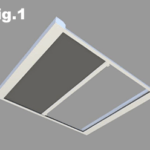 Roof lantern orientation flush