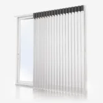 Contrasting Black Allusion Blind
