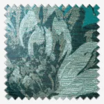 Clarke & Clarke Sunforest Jacquard Peacock Roman Blind - Image 4
