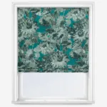 Clarke & Clarke Sunforest Jacquard Peacock Roman Blind - Image 6