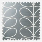 Orla Kiely Linear Stem Cool Grey Curtain - Image 2