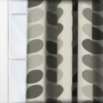 Orla Kiely Multi Stem Warm Grey Curtain - Image 3