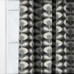 Orla Kiely Oval Flower Cool Grey Curtain - Image 3