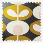 Orla Kiely Oval Flower Seagrass Curtain - Image 2