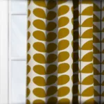 Orla Kiely Two Colour Stem Olive Curtain - Image 3
