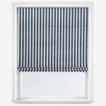 Studio G Carousel Coral and Navy Roman Blind